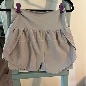 Halara high waist athletic shorts with built in shorts- medium